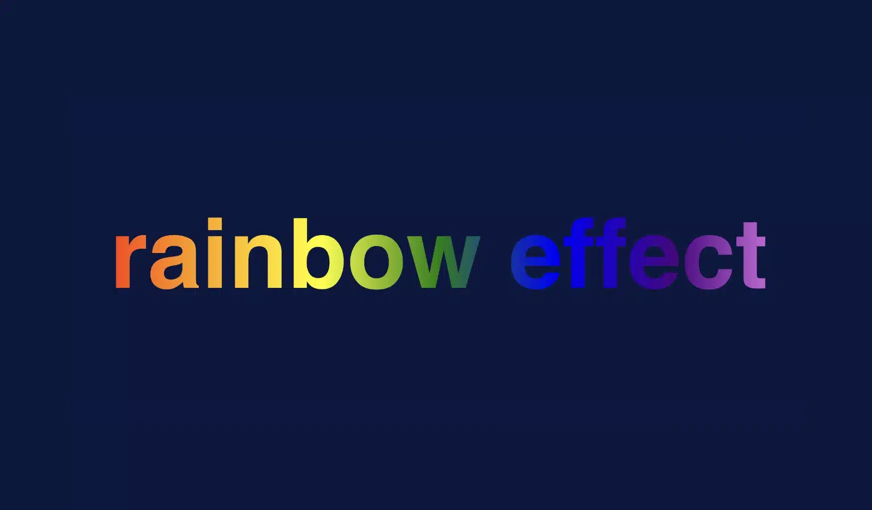 CSS Rainbow Text: How To Make Astonishing And Vibrant Fonts